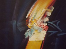 Contemporain Abstrait Grand