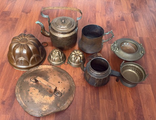 Lot objets rustiques - d'objets,