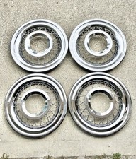 1956 Chevy Bel Air Wire Wheel Cover Accessory SET 4
