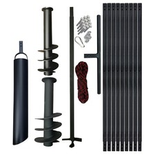 Bien Perceuse de Puits Puits de Forage Chignole Tarière + Plunscher 1-17 mètres