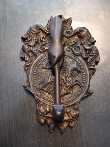 Heurtoir porte bronze - de, en