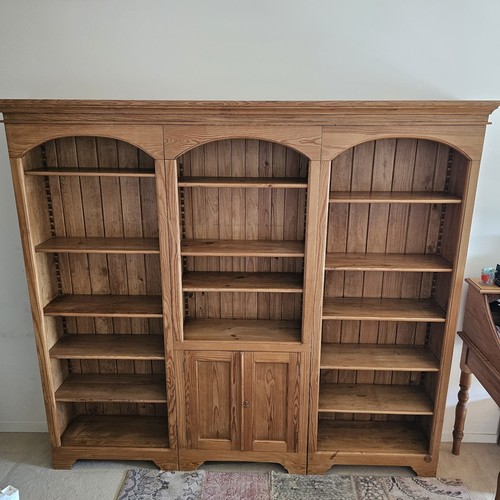 Bibliothèque bois marron