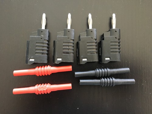 Lot connecteurs bananes 4mm - de,