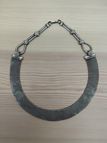 Collier maille plate - collier,