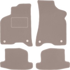 Tapis de sol en velours Beige