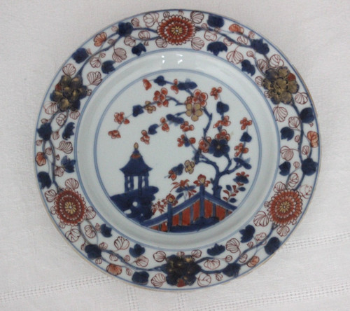 Assiette plate pagode - plate,