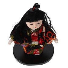  Poupée orientale japonaise : Statue kimono, figurine, poupée kabuki, souvenir -