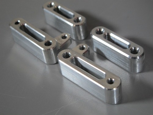 Pair aluminum front lower - aluminum,
