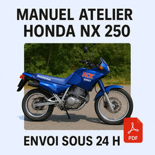 Manuel Atelier Honda NX 250