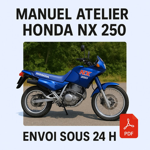 Manuel atelier honda - manuel, 250