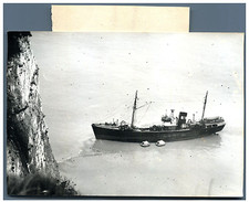 The Trawler ""Joli-Fructidor"" Vintage Silver Print Silver Print 13x18