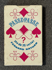 Vintage Fernand Nathan Pass 32 Card Set
