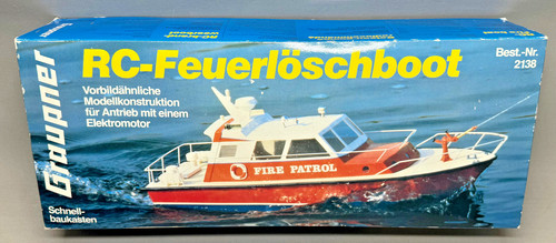 Graupner feuerlöschboot - graupner, rc-feuerlöschboot