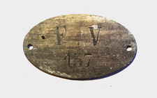 GERMANY / U-BOAT / LOCKER PLATE