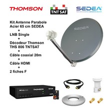 Kit Parabole 65cm + LNB Single