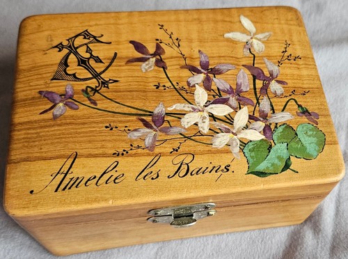 Coffret 1900 bois olivier - coffret, en