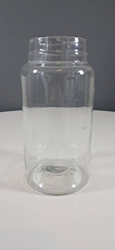 Bocal ancien verre - verre, épais