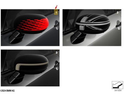 Mini cooper j01 miroir - mini, de