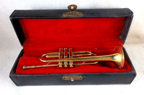 Trompette laiton miniature