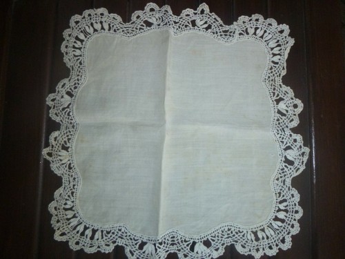 Ancien mouchoir mariee - ancien,
