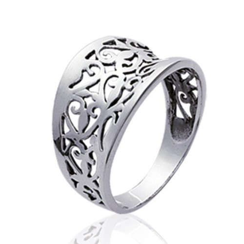 Bague évasée dentelle femme
