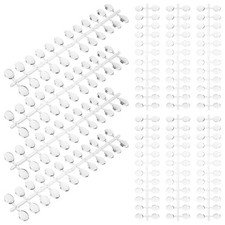  12 Sets Échantillon De Carte Couleurs Nail Nuancier Ongles Forment Des Ovales