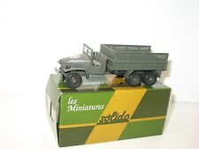 SOLIDO, GMC military truck debached torpedo