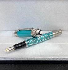 Smooth Patron Joseph Series Green-Silver Clip M nib Fountain Pen No Box