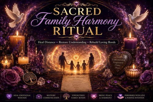 Sacred family harmony ritual - sacred,