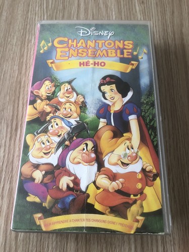Cassette vidéo vhs - cassette, chantons