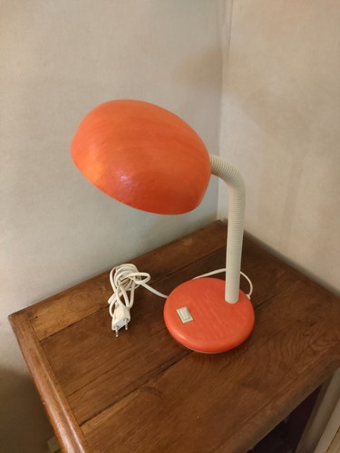 Lampe orange bureau chevet - lampe,