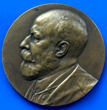 #13192# Bronze Medal Belgium 1909 Prof.Dr. Debaisieux F. Vermeylen / 50 mm