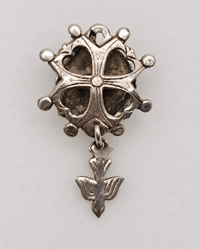 Croix huguenote boutonnière - croix,