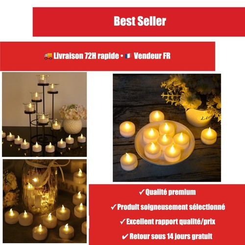 Bougies chauffe plat led - chauffe-plat,