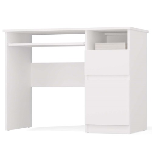 Bureau porto droit blanc - bureau,