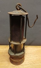 Ancienne lampe de mineur allemande à essence Friemann & Wolf