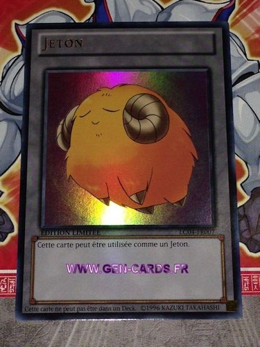 Carte jeton bouc - carte,