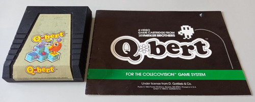 Jeu bert pour colecovision - "q*bert",