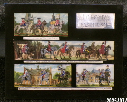 Diorama sur cadre - louis, xiv