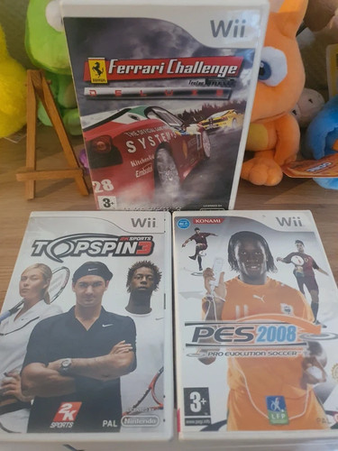 Lot jeux wii ferrari - lot,