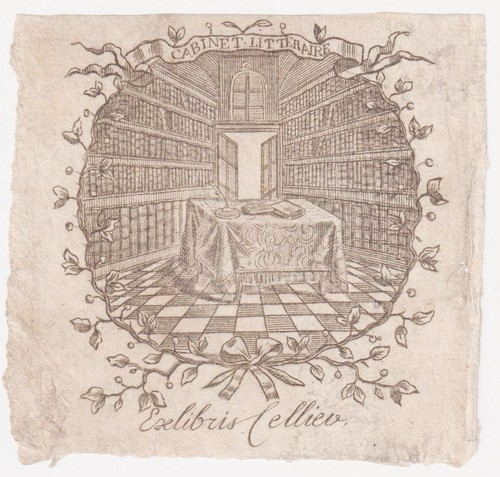 Exlibris cellier lyonnais - exlibris, /