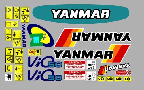 Yanmar vio autocollants kit - 50,
