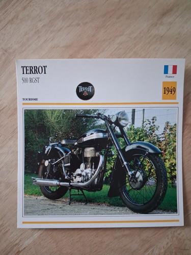 Terrot 500 rgst fiche - rgst, carte