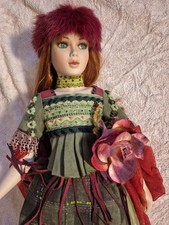 2000 "Marita" Mundia Doll redhead PRINCESS ? Christine et Cecile Costume