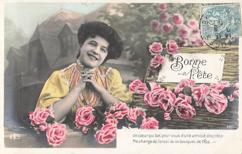 Bonne fete femme - bonne, souriante