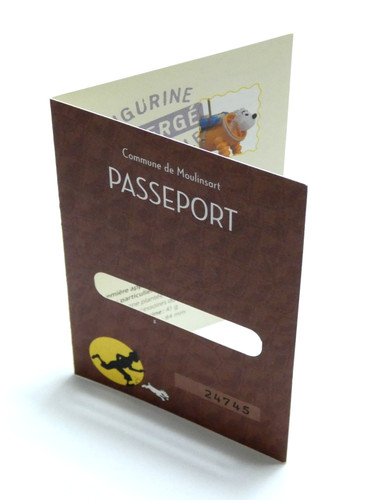 Passeport milou scaphandre - passeport,