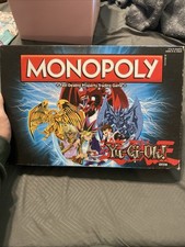 Monopoly Yu-Gi-Oh! Edition Board Game MISSING 2 TOKENS 99% Complete