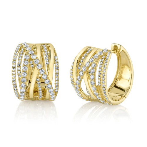 14k jaune diamant pont - 14k, or