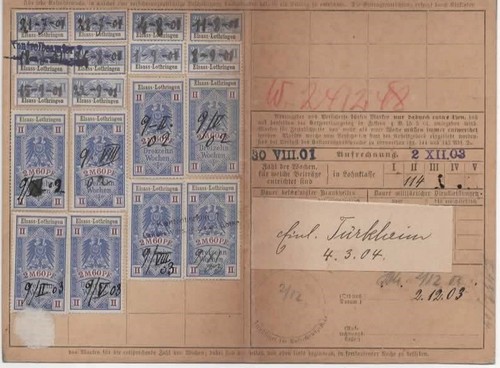 Fiscaux carte socio postaux - carte, de