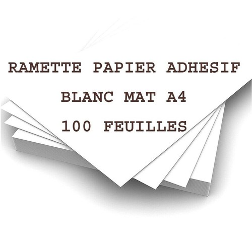 Ramette papier adhesif - ramette,